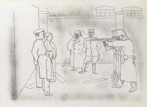 Lieb Vaterland, magst ruhig sein by George Grosz, 1922