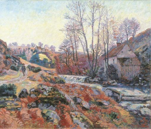 La Moulin Bouchardon à Crozant by Armand Guillaumin, circa 1895