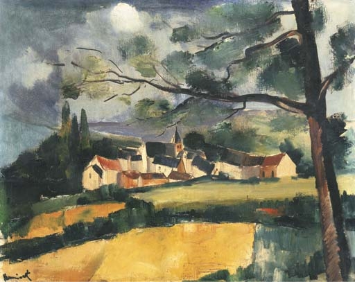 Le village by Maurice de Vlaminck, circa 1918