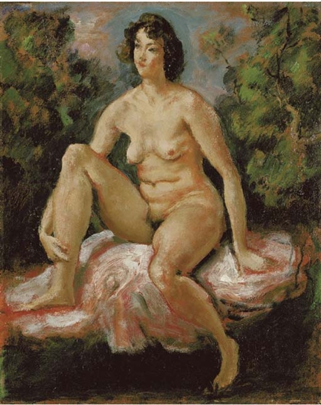 Portrait of Vivien, the artist's daughter by Augustus Edwin John