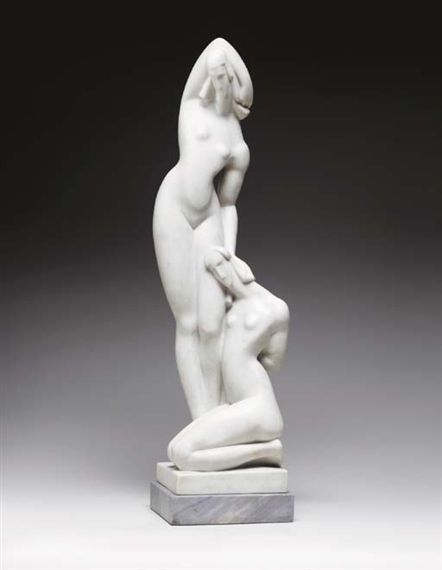 Gruppe (Feminine Solitude) by Alexander Archipenko, 1920