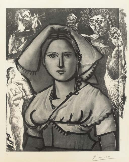 Pablo Picasso, L'ENFANT AU MASQUE (1953)