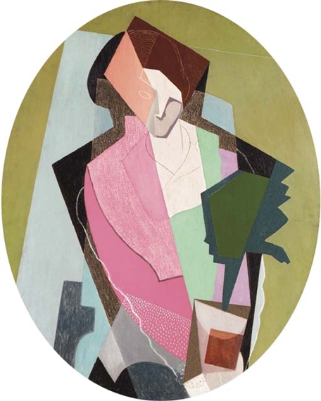 Femme à la plante verte by Gino Severini, 1917