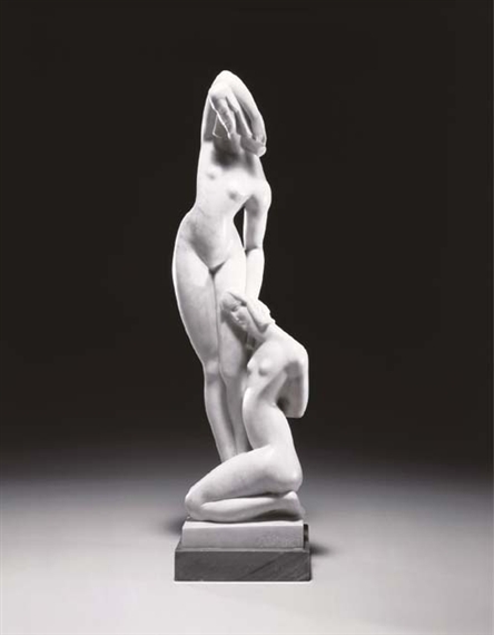Gruppe (Feminine Solitude) by Alexander Archipenko, 1912-1929