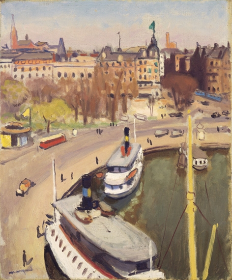 Albert Marquet | Le port de Stockholm | MutualArt