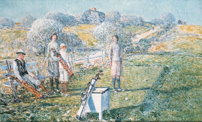 Mixed Foursome by Childe Hassam, 1923