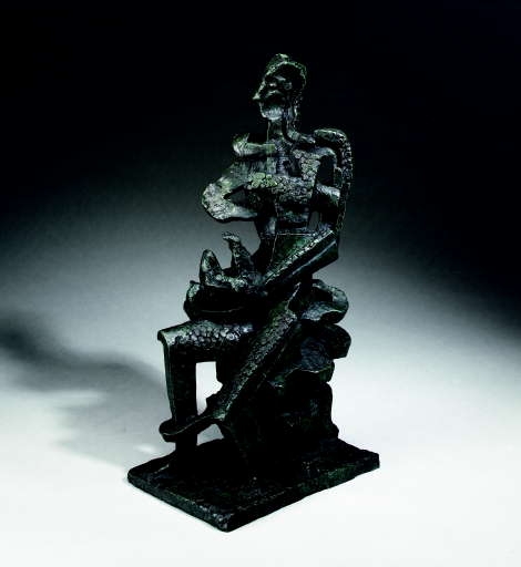 Le messager or Le Donateur or Projet pour un monument by Ossip Zadkine, 1942