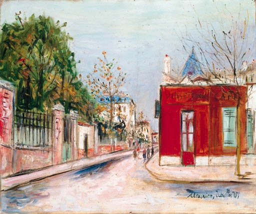 utrillo - Rue À Sannois | Kerrisdale Gallery