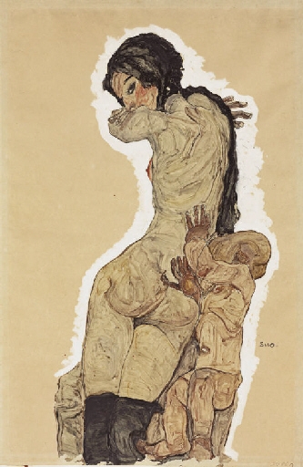 Artwork by Egon Schiele, Mutter und Kind