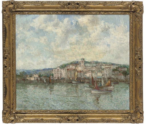 Torquay Harbour, Devon by William Lee-Hankey