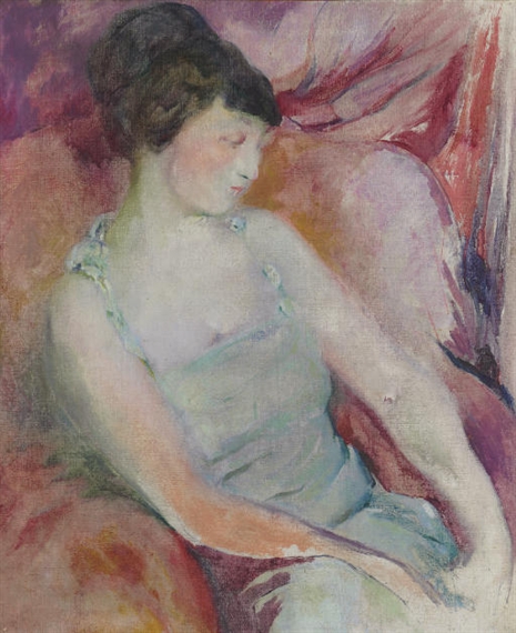 Portrait of Helen Fleck Seyffert by Arthur Beecher Carles, circa 1921
