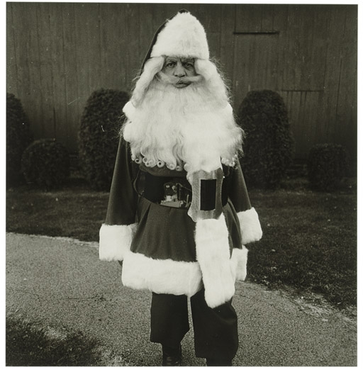 Santa Claus at school, Albion, N.Y. 1964 by Diane Arbus