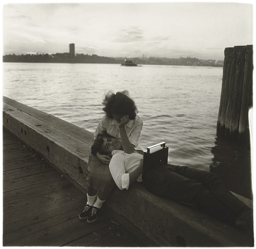Couple on a pier, N.Y.C. 1963