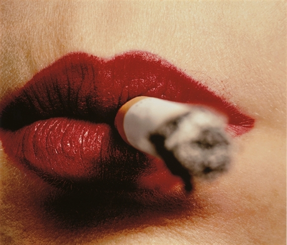 Cigarette and Lips, New York, before 1961 by Irving Penn, Before 1961, printed 2005