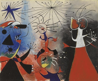 La caresse des étoiles - Joan Miró
