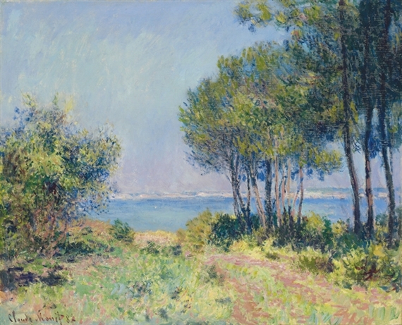 Les sapins à Varengeville by Claude Monet, 1882
