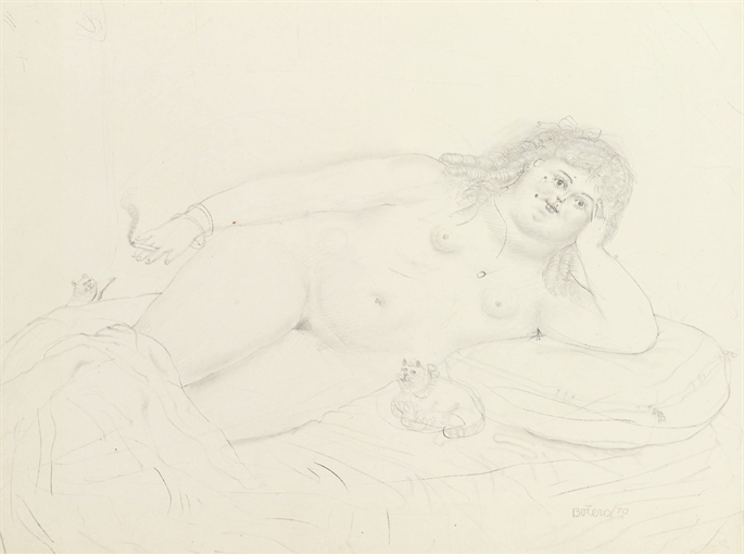 Artwork by Fernando Botero, Untitled, Made of graphite on paper