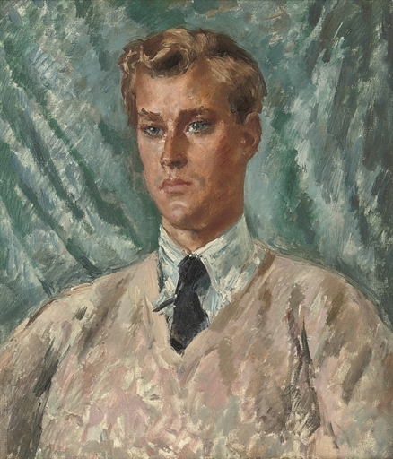 Augustus Edwin John | Portrait of a young man | MutualArt
