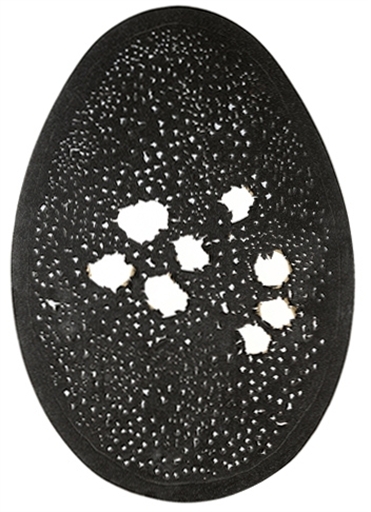 Concetto spaziale, La fine di Dio by Lucio Fontana, 1963