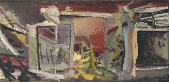 Inside the Greenhouse, Iping by Ivon Hitchens, 1942
