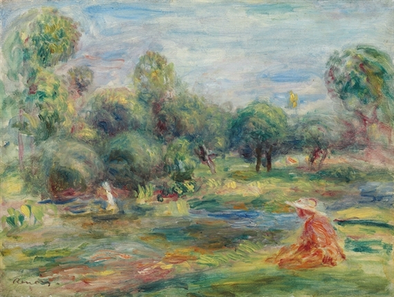 Pierre-Auguste Renoir | Paysage à Cagnes (Circa 1910