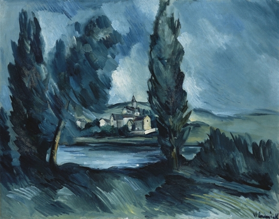 Vue de village by Maurice de Vlaminck, circa 1912