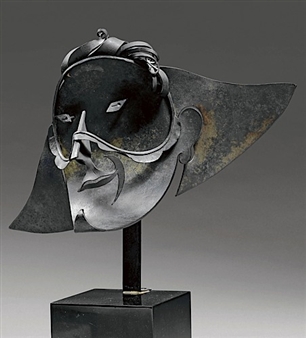 MASQUE D'ARLEQUIN SOURIANT III - Pablo Gargallo