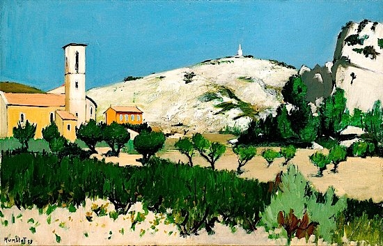 PAYSAGE PROVENCA by Robert Humblot, 1955
