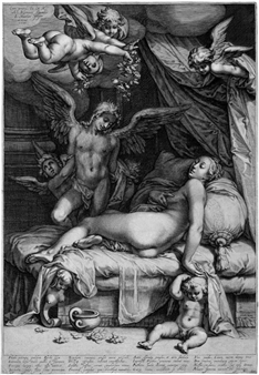 Amor und Psyche - Jacob Matham