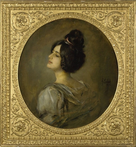 Franz Seraph von Lenbach Portrait einer Tänzerin (ehemals die