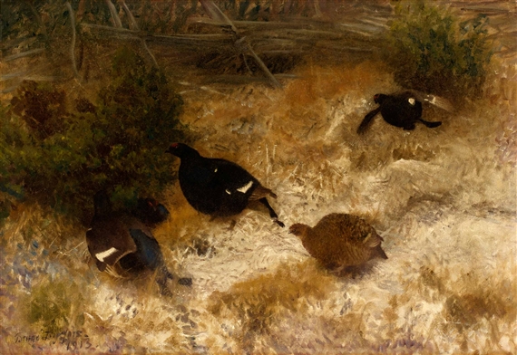 ORRSPEL by Bruno Liljefors, 1913