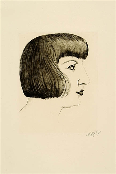 Frauenbildnis (Mutzli - Bildnis Frau Dix)