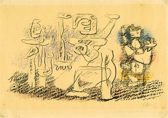 Inselwelt by Willi Baumeister, 1946