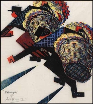 Flower Girls - Sybil Andrews