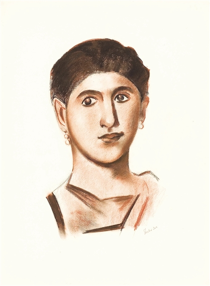 Portrait of a Woman by Charles Sheeler, 1924