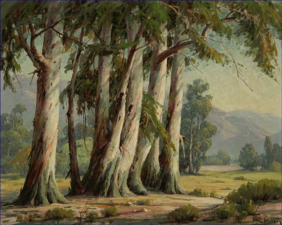 Friendly Trees depicting a eucalyptus grove