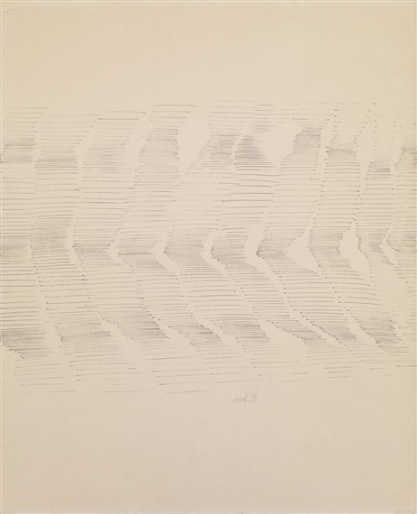 Ohne Titel by Heinz Mack, 1959