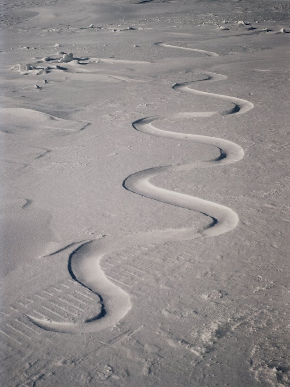 SNOW DRIFT...'. GRISE FIORD, NWT by Andy Goldsworthy, 1989