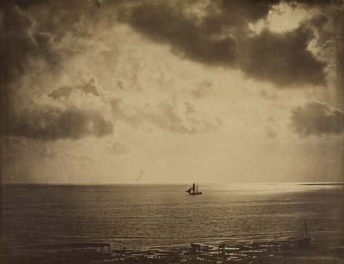 Brig on the Water by Gustave le Gray, 1856