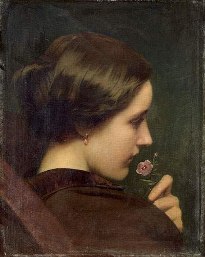 Paul Delaroche Portrait présumé de Louise épouse de l'artiste