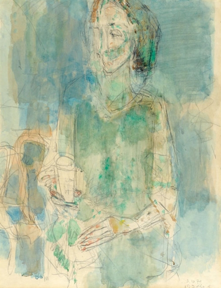 Female Figure by Avigdor Stematsky, 1979
