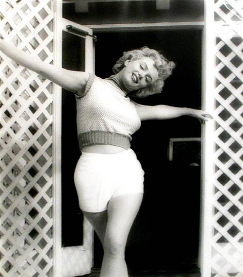 Marilyn Monroe, Bel Air Hotel, Stone Canyon by Andre de Dienes, 1952