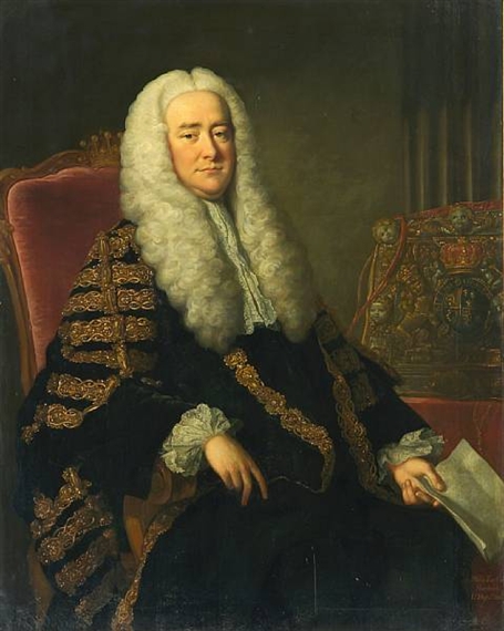 Hudson Thomas | A portrait of Philip, 1st Earl of Hardwicke | MutualArt