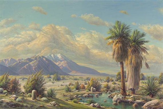 Desert Oasis by Paul Grimm, 1946