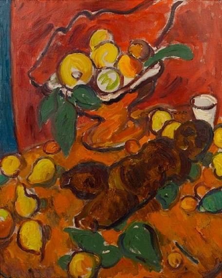 Still life with clay doll by Matthew Arnold Bracy Smith