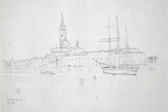 Venice by Joseph Edward Southall, 1921