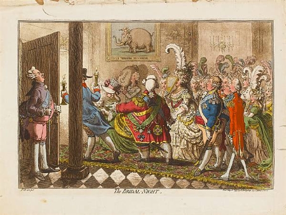The Bridal-night by James Gillray