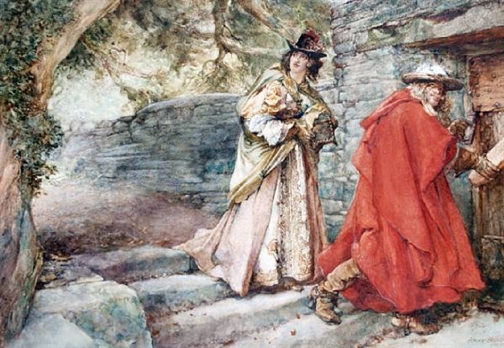 'The Escape' by Edgar Bundy, 1904