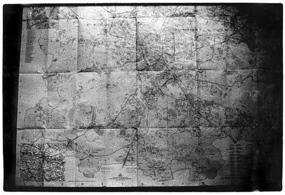Map of Krakow by Zoe Leonard, 1988