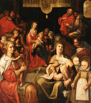 The Holy Kinship - Otto van Veen